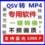 QSV转MP4软件 爱奇艺qsv视频格式转换器 车载音乐下载工具