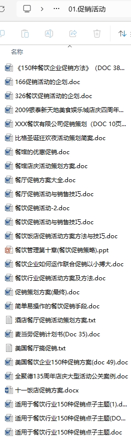 餐饮业运营管理营销策划商业模式知识图谱资料包