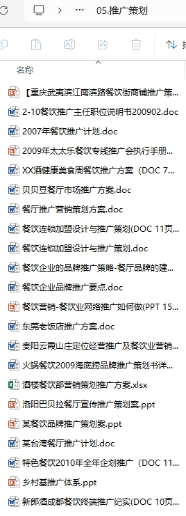 餐饮业运营管理营销策划商业模式知识图谱资料包