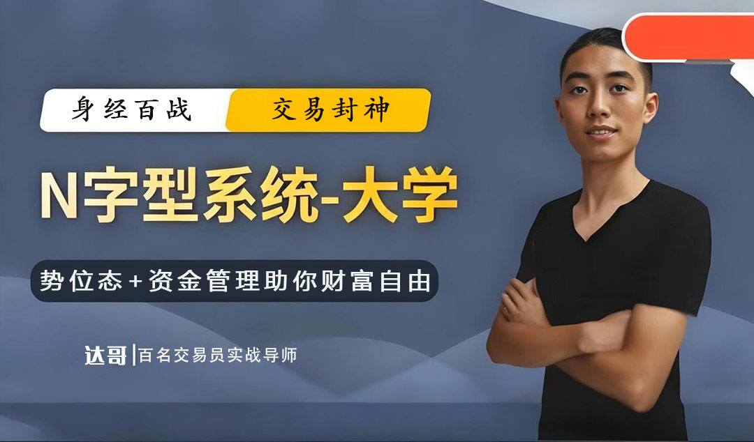 达哥N字交易系统全套课程：从入门到精通（小学+中学+大学28讲完整解析）